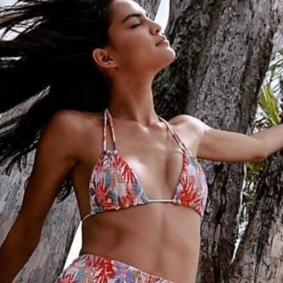 Free People Other - Women's Free People Citrine Blooms Aloha Bikini Swimsuit Swim Top NEW